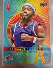 2022 UD Goodwin Champions Playing Cards 3 HEARTS Jahmani Swanson - Basketball